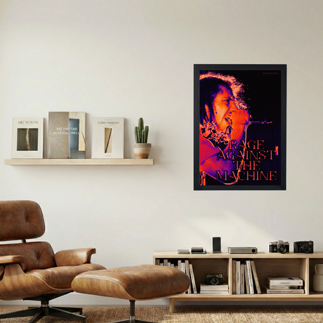 Rage Against The Machine 'Saturated' Poster - Mockup 1