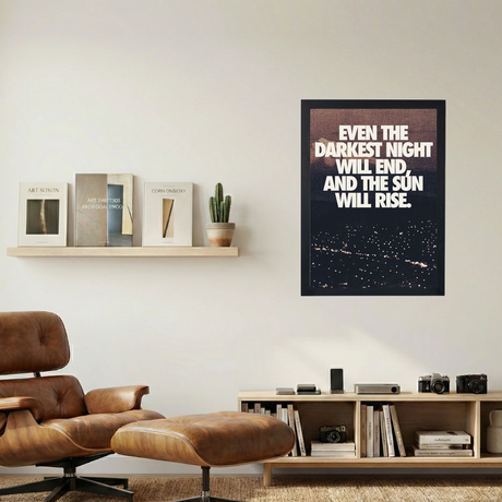 Sun Will Rise' Poster - Mockup 1