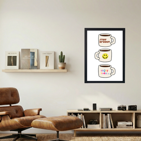 Happy Mugs Poster - Mockup 1