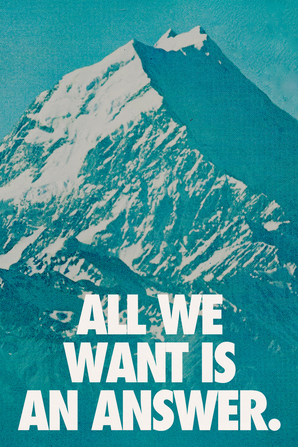 An Answer' Poster