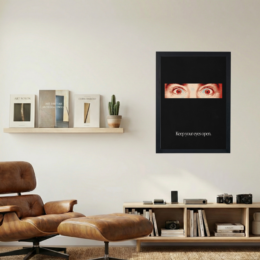 Eyes Open' Poster - Mockup 1