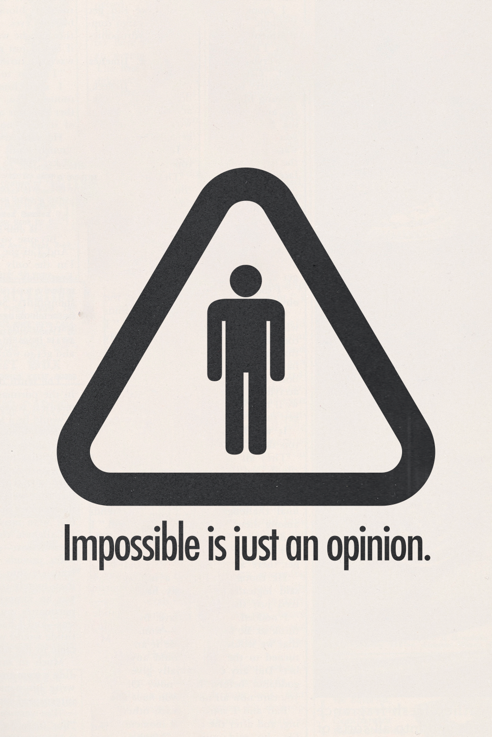 Just An Opinion' Poster