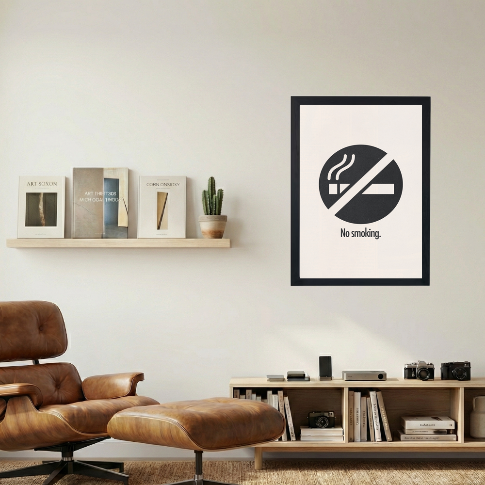 No Smoking Poster - Mockup 1