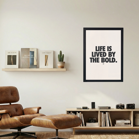 By The Bold' Poster - Mockup 1
