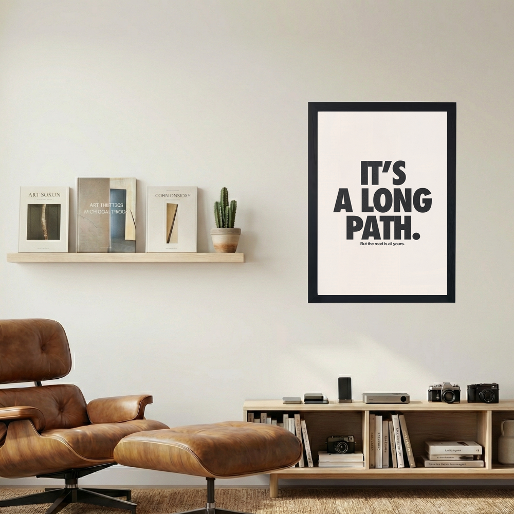 Long Path' Poster - Mockup 1