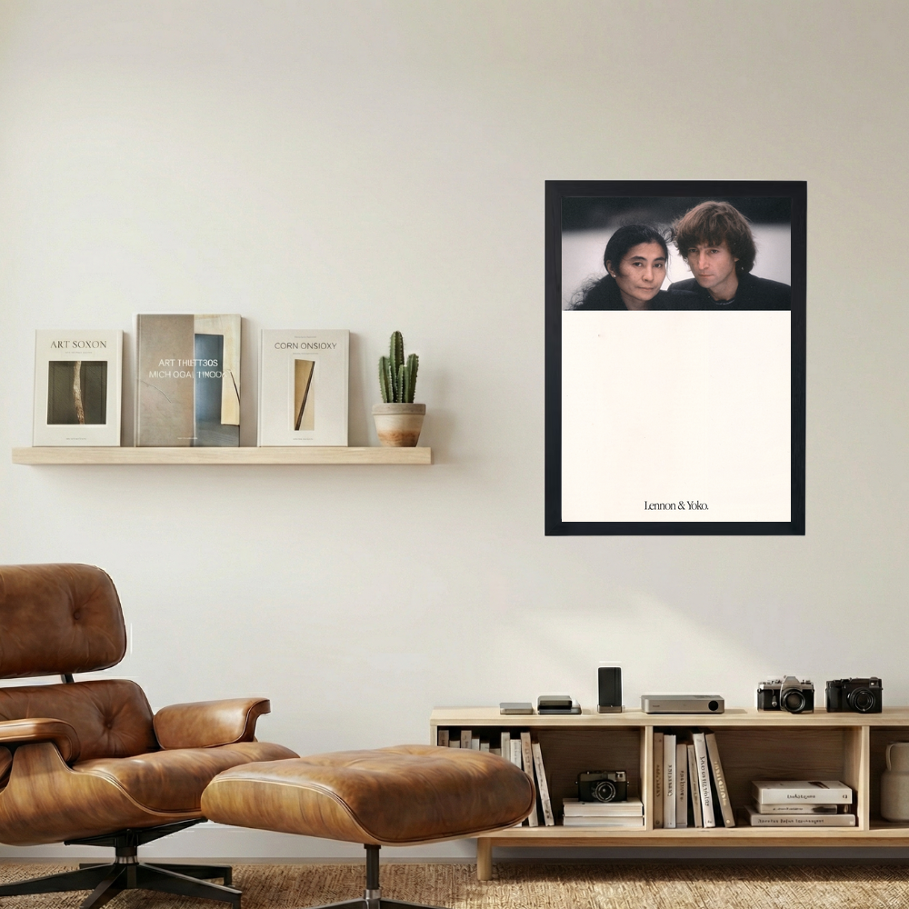 John Lennon x Yoko Poster - Mockup 1