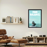Find Balance' Poster - Mockup 1