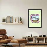 Good Vibes Inside' Poster - Mockup 1