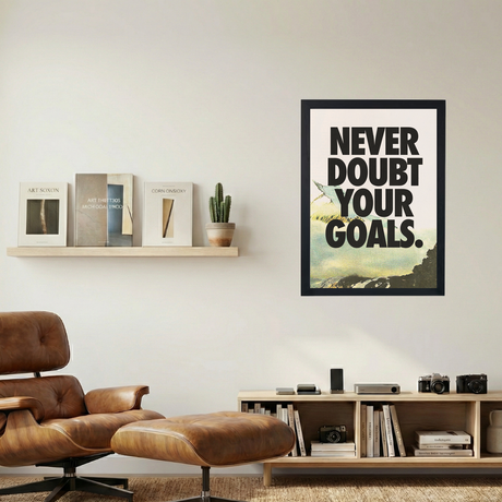Never Doubt' Poster - Mockup 1