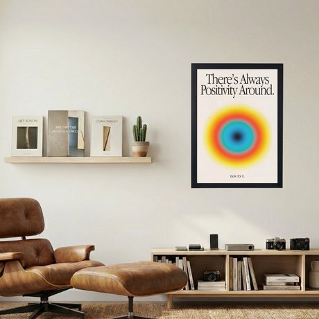 Always Positivity' Poster - Mockup 1