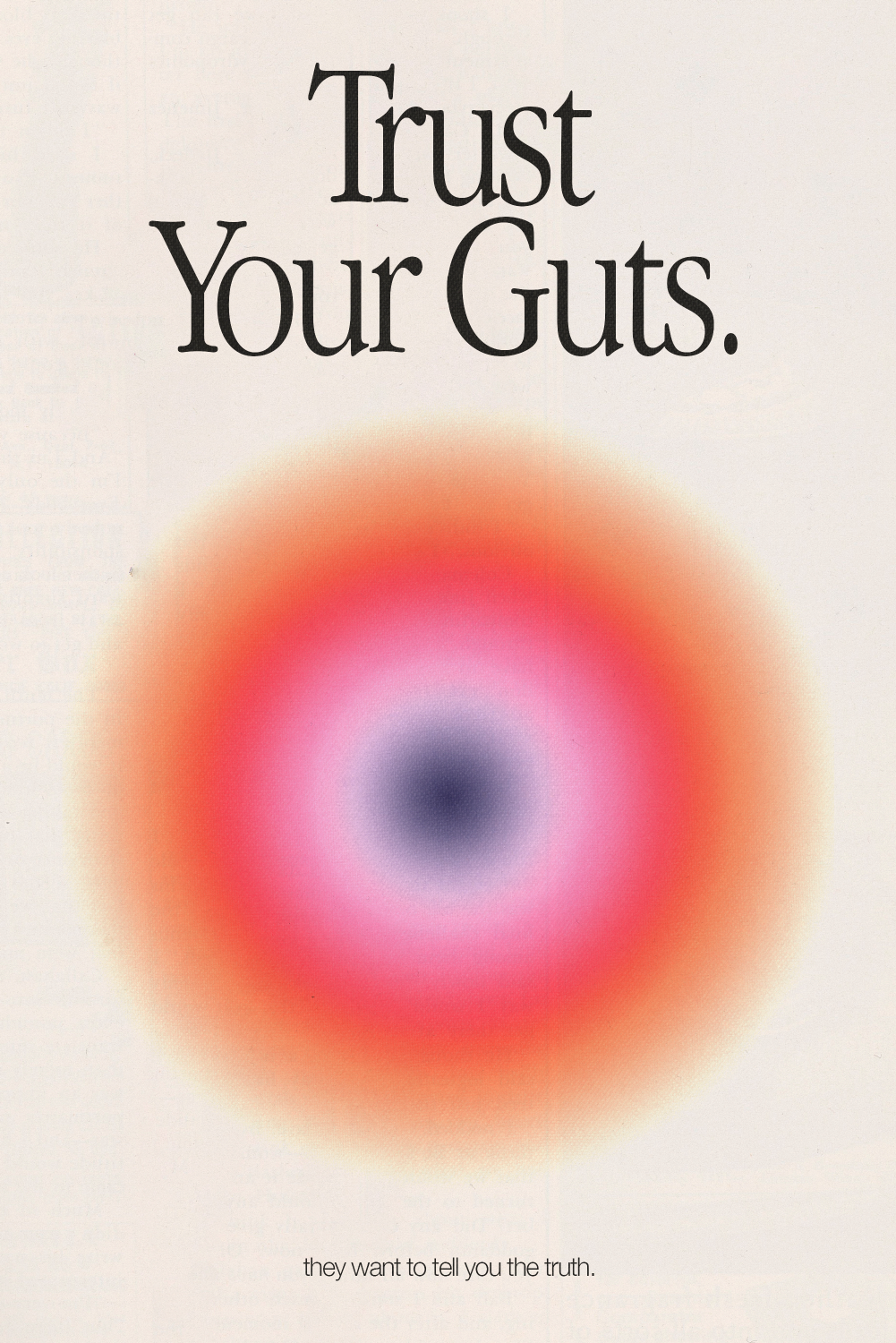 Trust Your Guts' Poster
