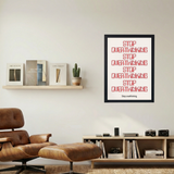 Stop Overthinking.' Poster - Mockup 1