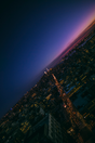Downtown NYC 'Purply Skies' Poster