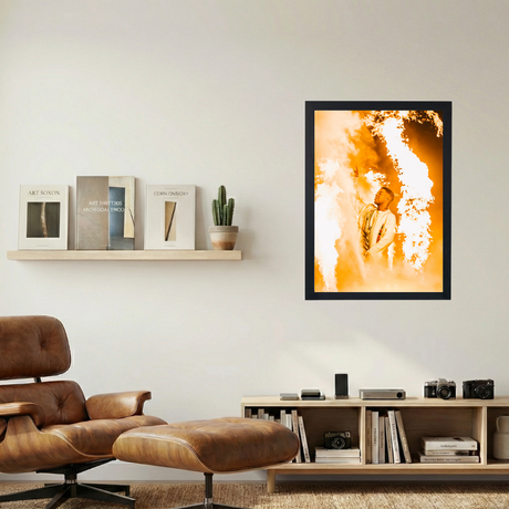 Kid Cudi 'Burn' Poster - Mockup 1