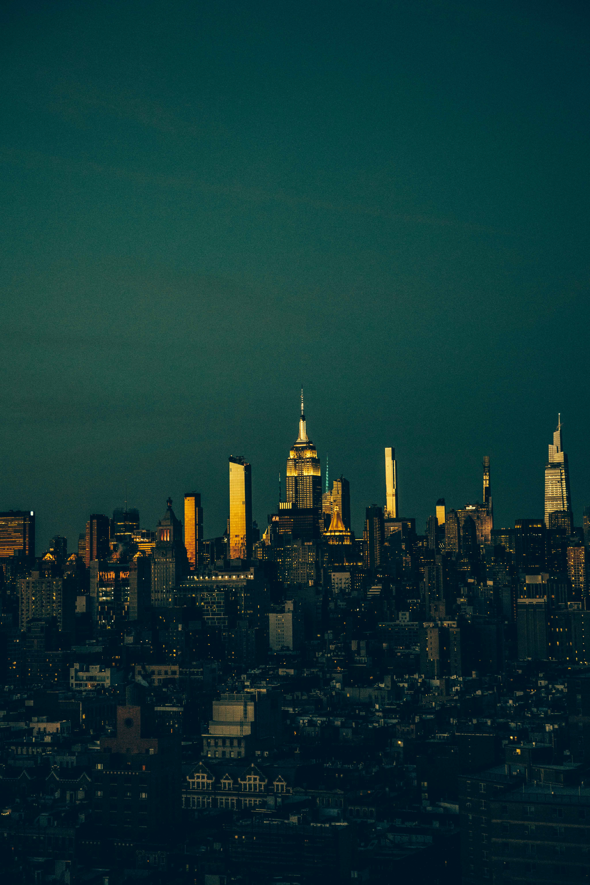 NYC In Green Poster