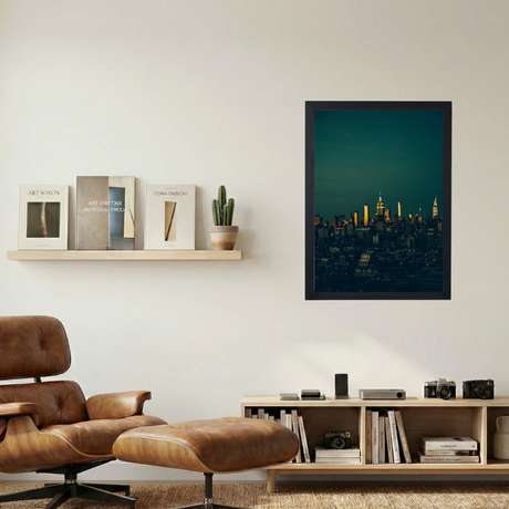 NYC In Green Poster - Mockup 1