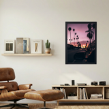 Pink Skies California' Poster - Mockup 1