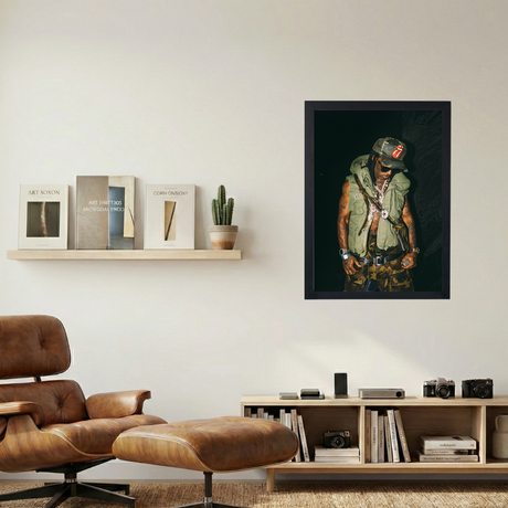 Lil Uzi Vert 'Military' Poster - Mockup 1