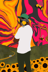 Tyler The Creator 'Flower Boy Sunset' Poster