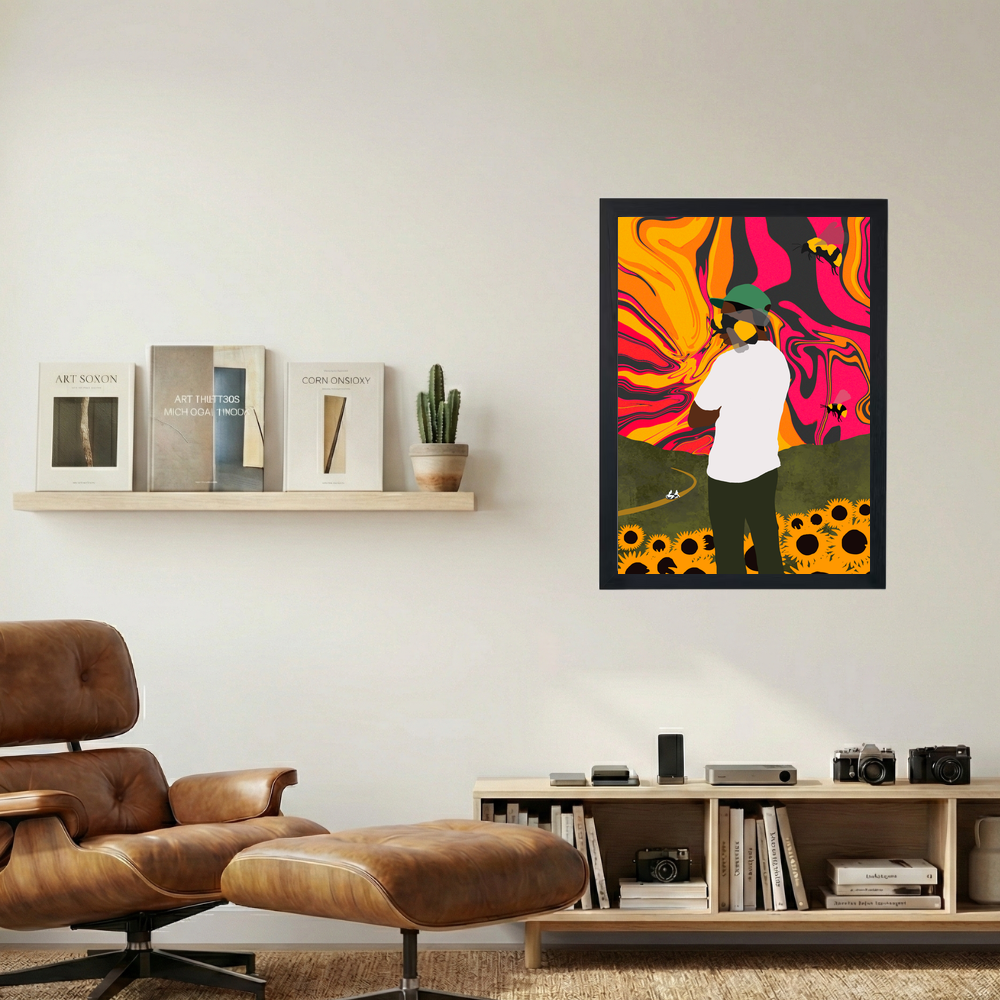 Tyler The Creator 'Flower Boy Sunset' Poster - Mockup 1
