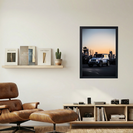Mercedes G-Wagon 'Sunset' Poster - Mockup 1