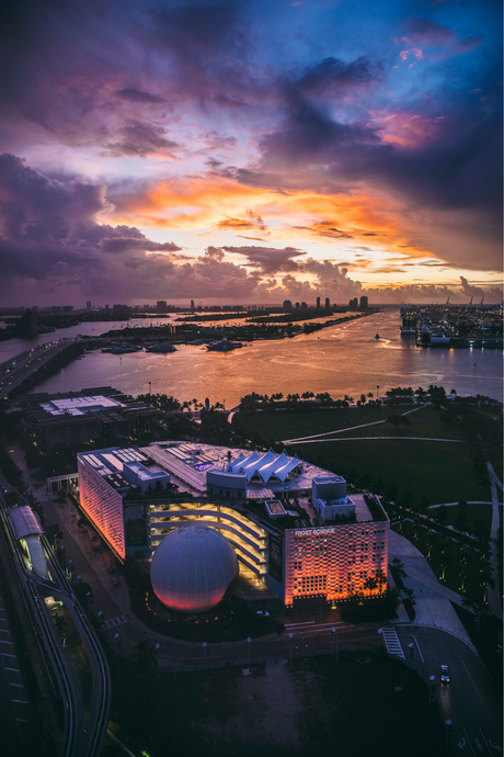 Miami 'Biscayne Bay Sunsets' Poster