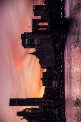 Brooklyn Bridge Sunsets Poster