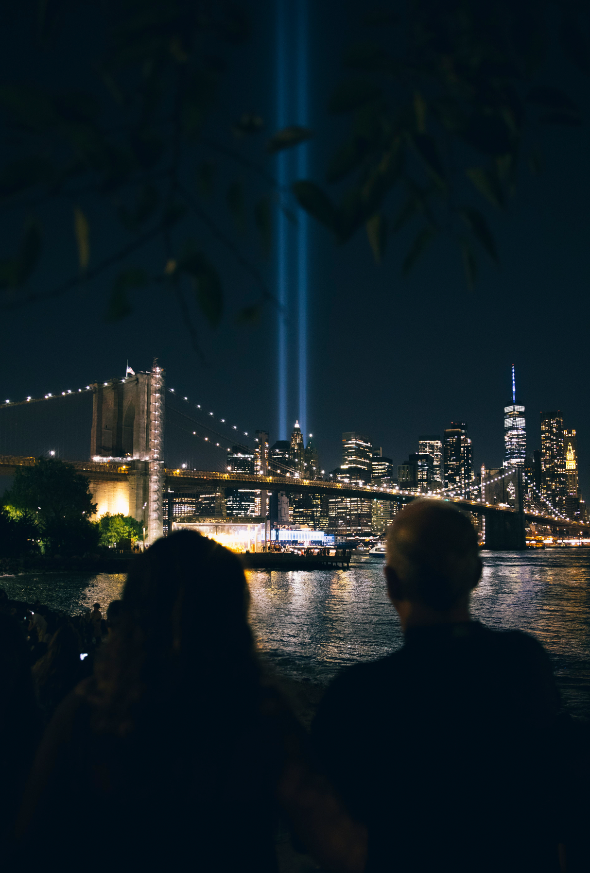 NYC 'Twin Tower Beams' Poster