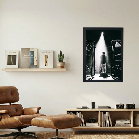 Juice WRLD 'Spotlight' B&W Poster - Mockup 1