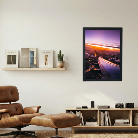 Sunset Flights' Poster - Mockup 1