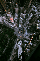 Columbus Circle Aerial Poster