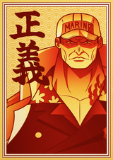 One Piece x Akainu Poster