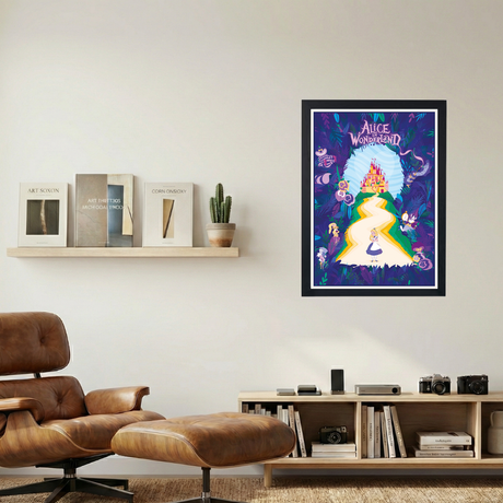 Alice In Wonderland Poster - Mockup 1