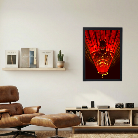 Batman 'Bat Signal' Poster - Mockup 1