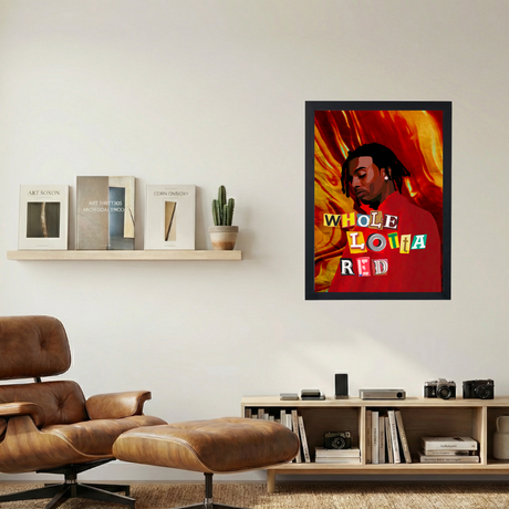 Playboi Carti 'WLR Patched' Poster - Mockup 1