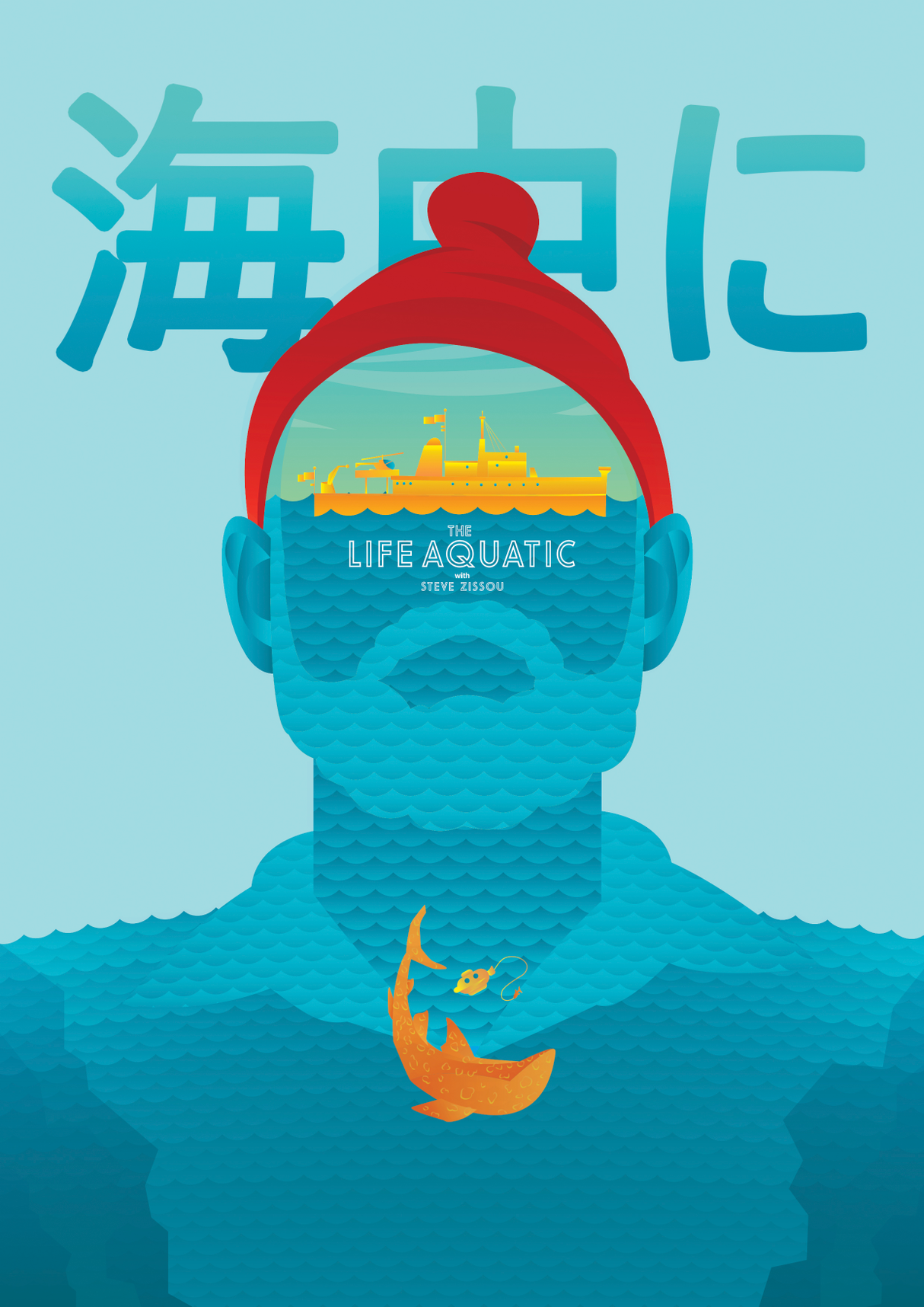 Life Aquatic Poster