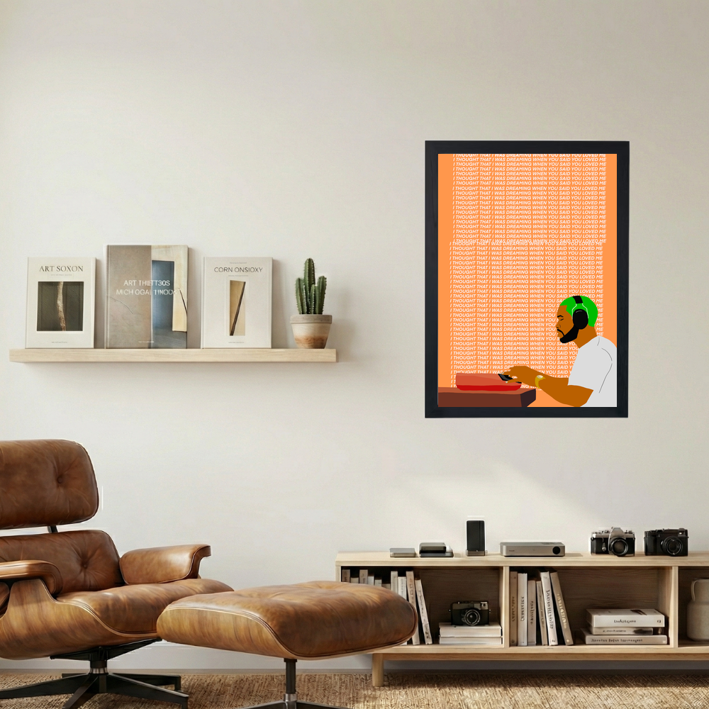 Frank Ocean 'THE LIFE OF IVY' Poster - Mockup 1