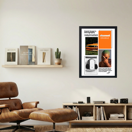 Frank Ocean's Discography Poster - Mockup 1