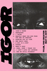 Tyler, The Creator 'Igor Tracklist' Poster