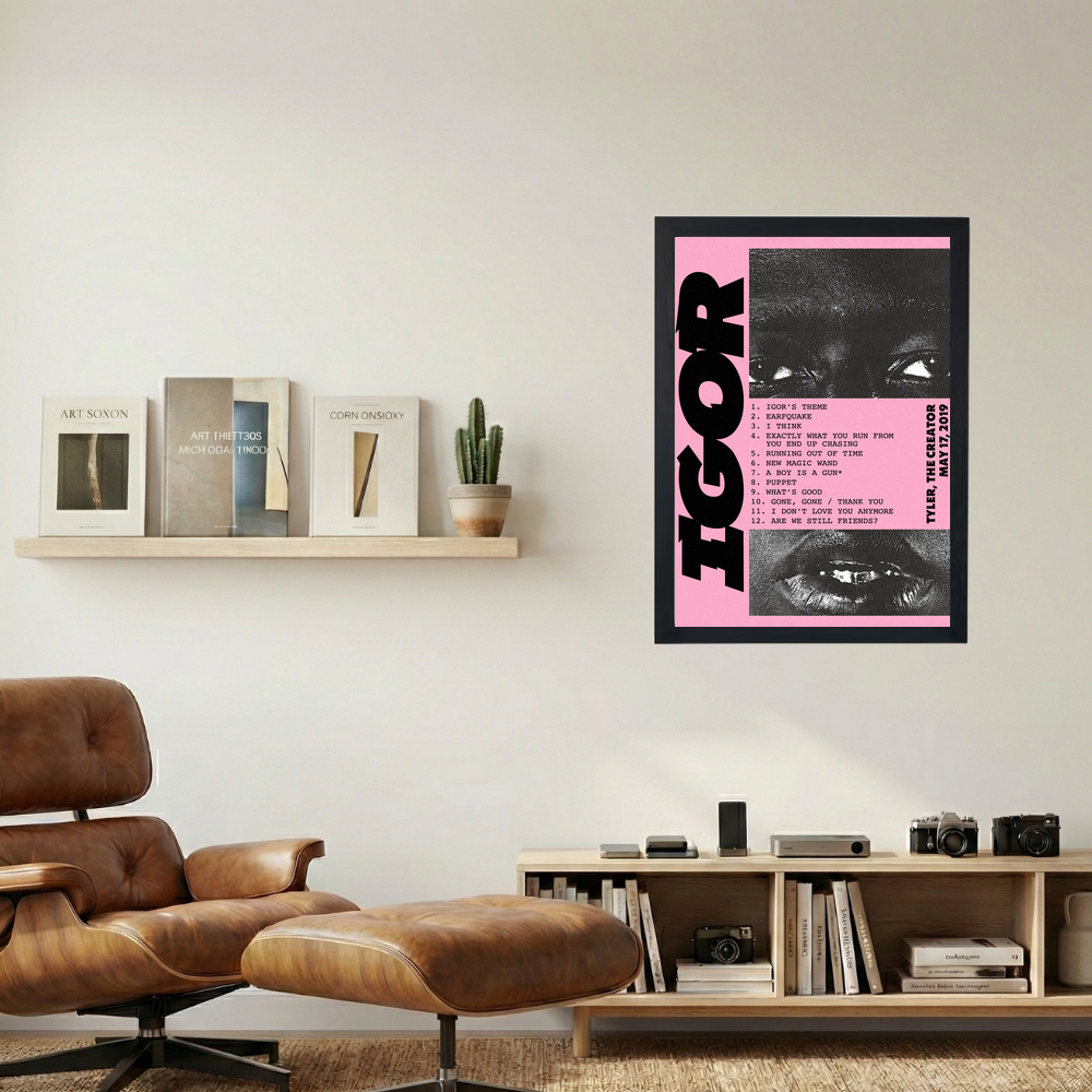 Tyler, The Creator 'Igor Tracklist' Poster - Mockup 1
