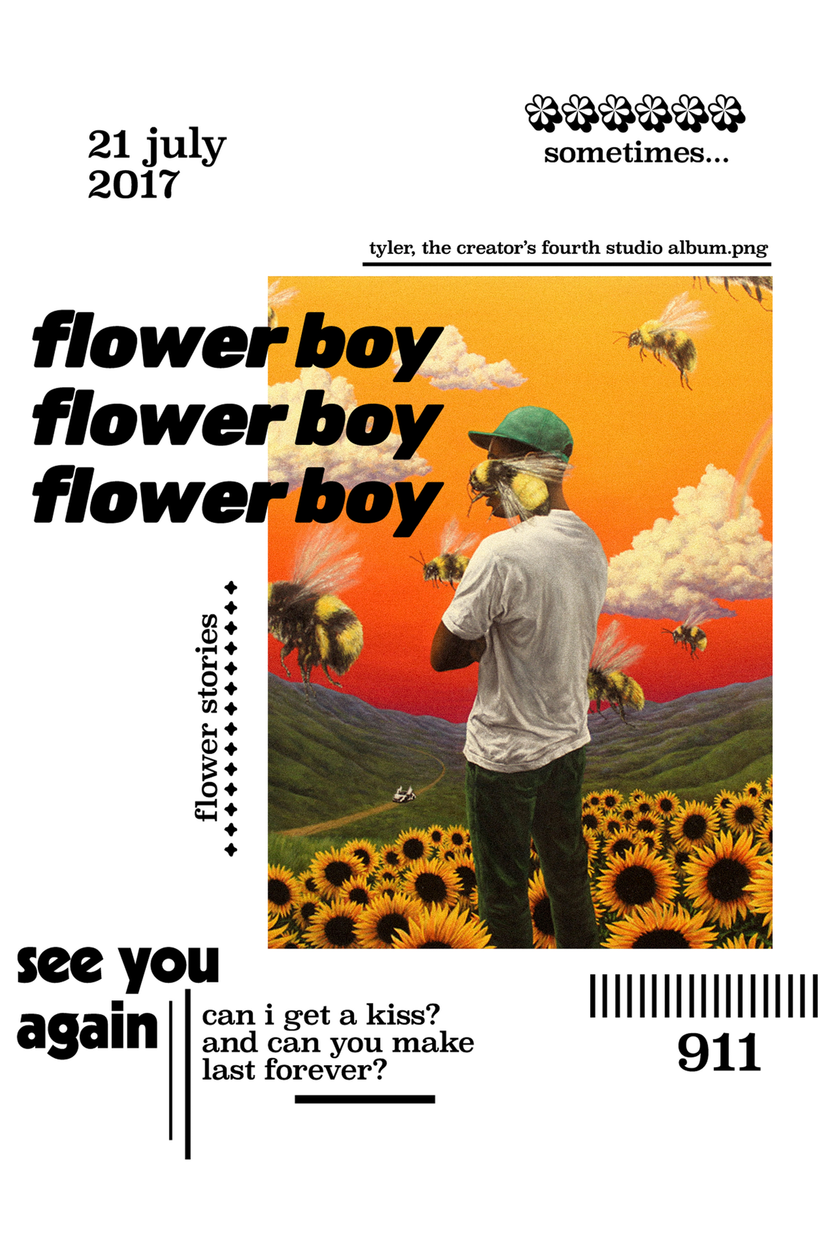 Tyler, The Creator 'Flower Stories' Poster