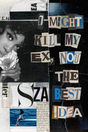SZA 'Kill Bill' Scrapbook Poster