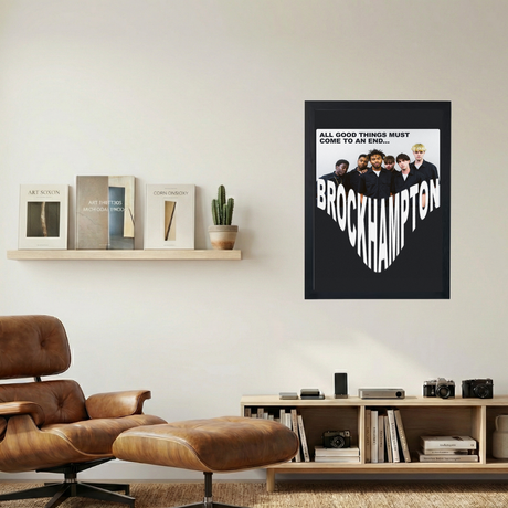 Brockhampton 'End' Poster - Mockup 1