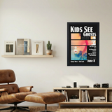 Kids See Ghosts Tracklist Poster - Mockup 1