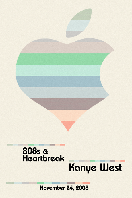 Kanye West '808's & Apple' Poster