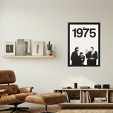 The 1975 'B&W' Poster - Mockup 1