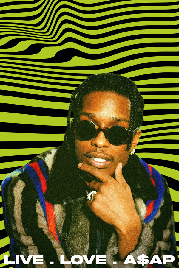 A$AP Rocky 'Love Live the King' Poster