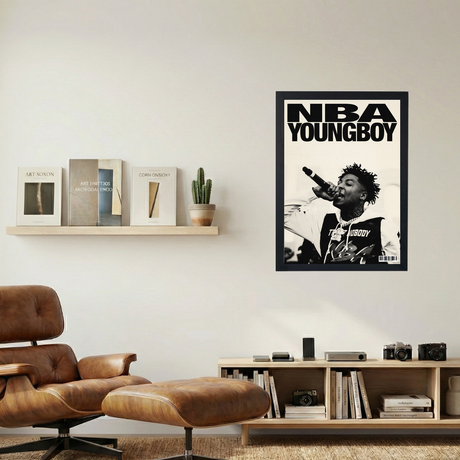 NBA Youngboy 'Mic Controlla' Poster - Mockup 1