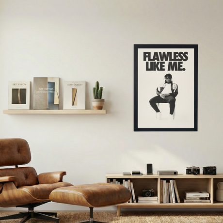LUCKI 'Flawless Like Me' Poster - Mockup 1