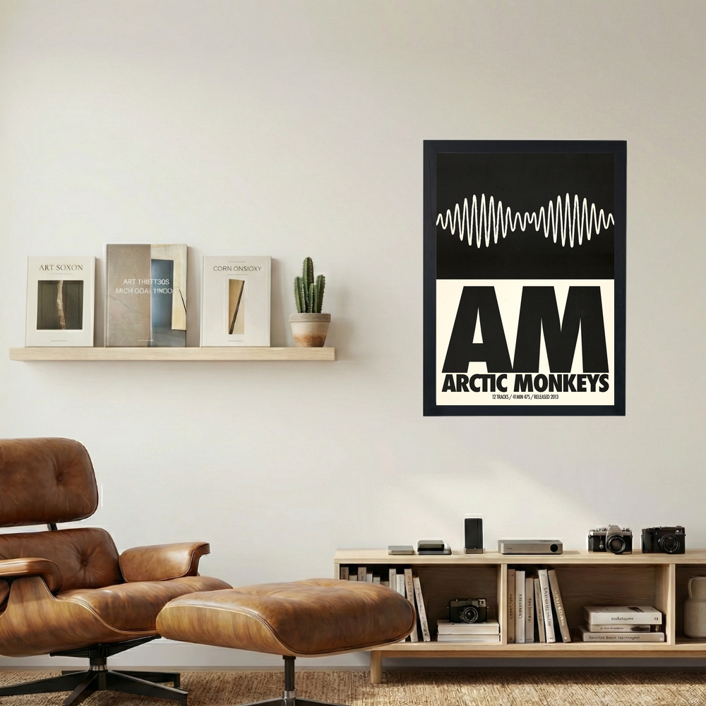 Arctic Monkeys 'AM' Poster - Mockup 1